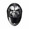 HJC Motorhelm , RPHA 11 Punisher Marvel, Zwart-Wit (Afbeelding 3 van 3)