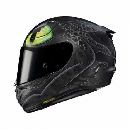 HJC Motorhelm , RPHA 11 Toothless Universal Marvel, Zwart-Groen (2 van 5)