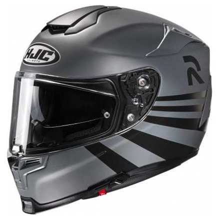 HJC Motorhelm , RPHA 70 Stipe, Grijs-Zwart (1 van 2)