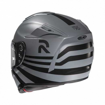 HJC Motorhelm , RPHA 70 Stipe, Grijs-Zwart (2 van 2)