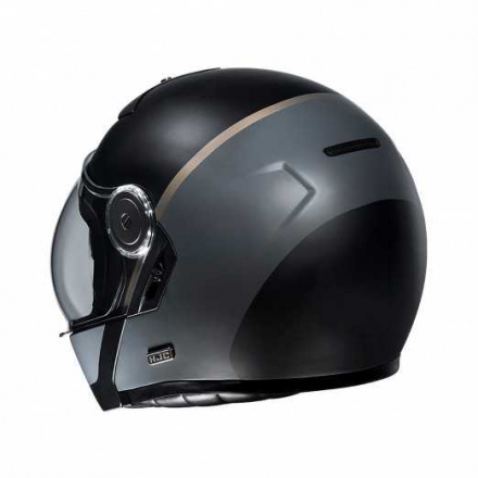 HJC Motorhelm , V90 Mobix, Zwart-Grijs (2 van 3)