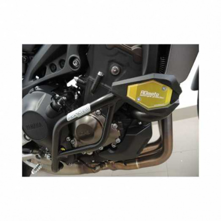 RD Moto Valbeugel + Slider , Yamaha MT 09/XSR 900 14-19, Zwart (1 van 1)
