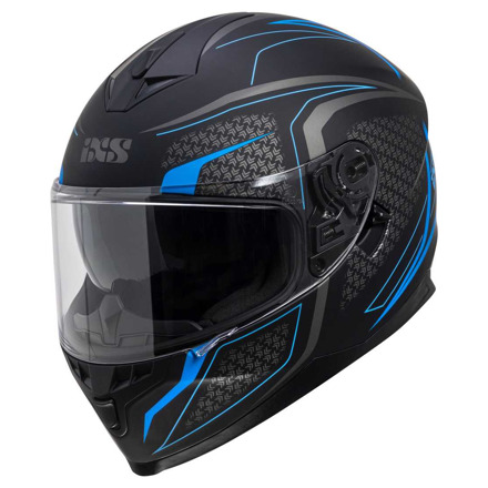 iXS Full Face Helmet iXS1100 2.4 - Mat Zwart-Blauw