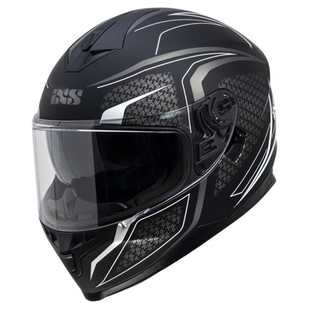 iXS Full Face Helmet iXS1100 2.4 - Mat Zwart-Grijs