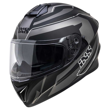 IXS iXS Full Face Helmet iXS216 2.2, Zwart-Grijs-Wit (1 van 1)