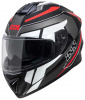 iXS Full Face Helmet iXS216 2.2 - Zwart-Grijs-Rood