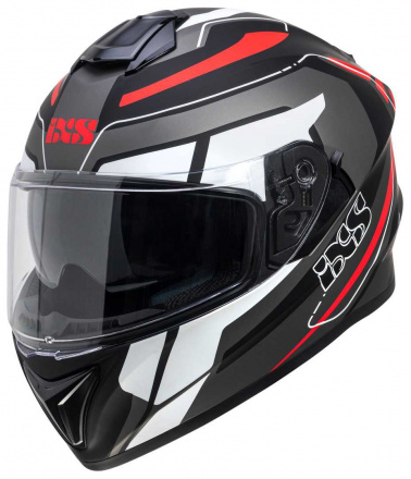 IXS iXS Full Face Helmet iXS216 2.2, Zwart-Grijs-Rood (1 van 1)