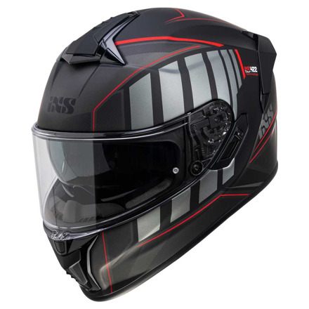 IXS iXS Full Face Helmet iXS422 FG 2.1, Mat Zwart-Rood (1 van 1)
