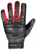 iXS Classic glove Evo-Air - Zwart-Grijs-Rood