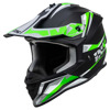 iXS Motocross helmet iXS362 2.0 - Mat Zwart-Groen
