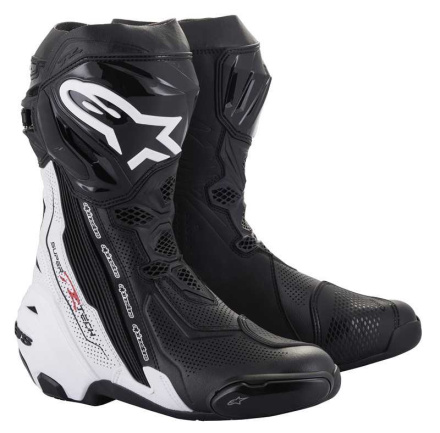 Alpinestars SUPERTECH R VENTED, Zwart-Wit (1 van 1)