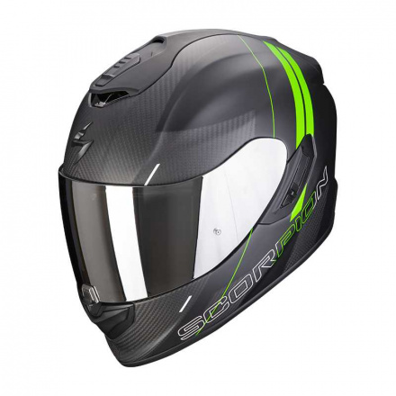 Scorpion EXO-1400 CARBON AIR DRIK, Mat Zwart-Groen (1 van 1)