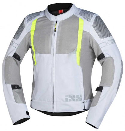 IXS iXS Sport Jacket Trigonis-Air, Grijs-Fluor (1 van 2)
