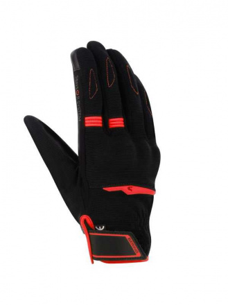 Bering Motorhandschoenen FLETCHER EVO, Zwart-Rood (1 van 2)