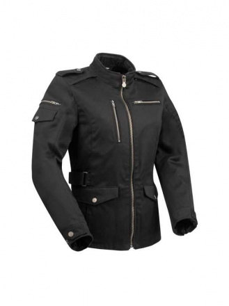 Motorjas Dames LEYTON (STV17) - Zwart