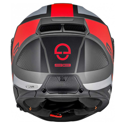 Schuberth S3 Daytona (130 2111), Zwart-Rood (4 van 4)