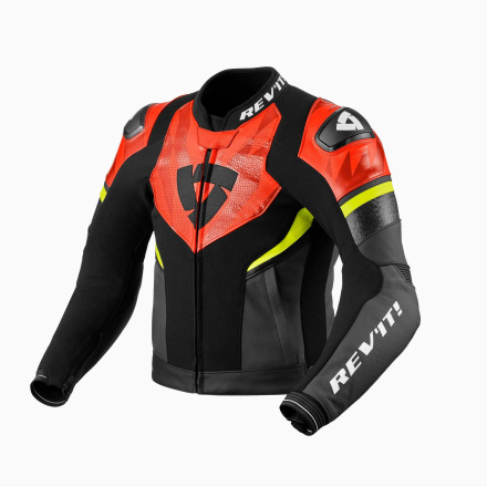 Hyperspeed 2 Air Motorjas - Zwart-Neon Rood