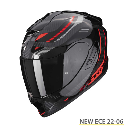 Scorpion EXO-1400 EVO CARBON AIR KYDRA (114-405), Mat Zwart-Rood (1 van 1)