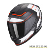 EXO-1400 EVO AIR VITTORIA (114-384) - Mat zwart-Wit-Rood