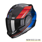 EXO-TECH EVO CARBON GENUS (118-404) - Zwart-Rood-Blauw