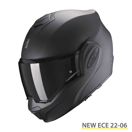 Scorpion EXO-Tech Evo Solid Systeemhelm, Mat Zwart (1 van 1)