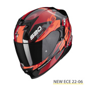 EXO-520 EVO AIR COVER (172-355) - Zwart-Rood