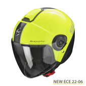 Exo-City II Carbo Jethelm - Zwart-Neon Geel
