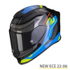 EXO-R1 EVO AIR VATIS (110-374) - Zwart-Blauw-Geel