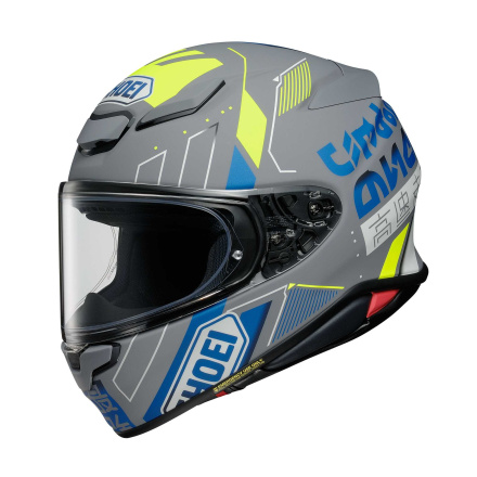 NXR2 Accolade integraalhelm - Grijs-Blauw-Fluor