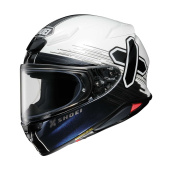 NXR2 Ideograph integraalhelm - Wit-Zwart-Blauw
