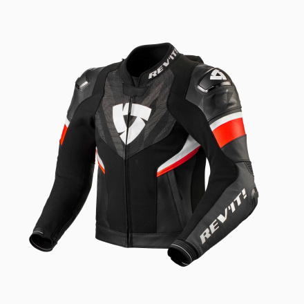Hyperspeed 2 Pro Motorjas - Zwart-Neon Rood