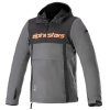 Sherpa Motorhoodie - Zwart-Grijs-Rood