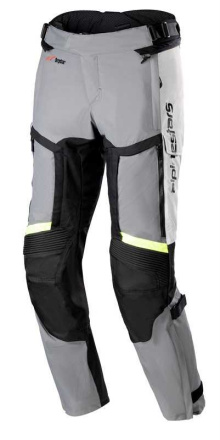 Alpinestars Bogota Pro Drystar 4 Seasons Motorbroek, Grijs-Zwart-Fluor (1 van 1)