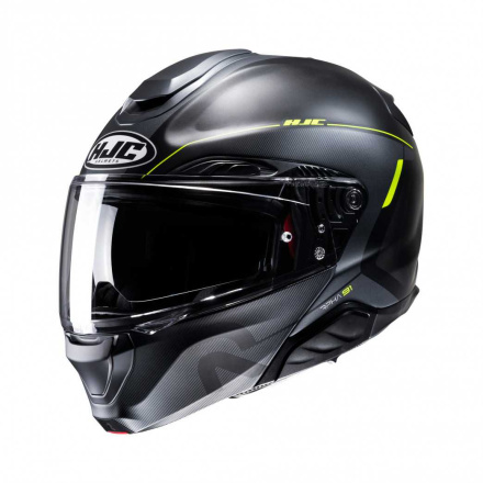 RPHA 91 Combust Systeemhelm - Zwart-Neon Geel