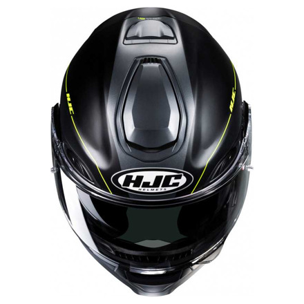 HJC RPHA 91 Combust Systeemhelm, Zwart-Neon Geel (3 van 5)