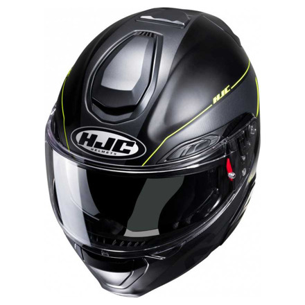 HJC RPHA 91 Combust Systeemhelm, Zwart-Neon Geel (5 van 5)