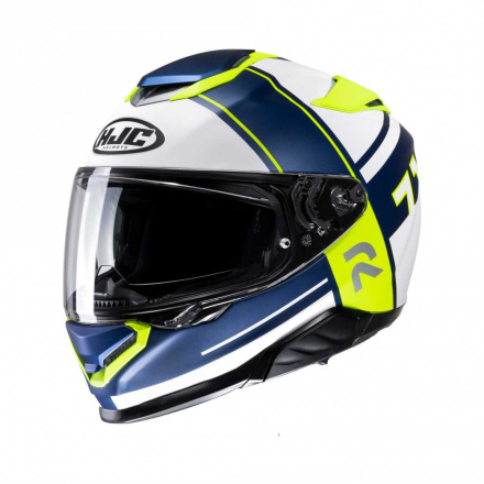 RPHA 71 Zecha Integraalhelm - Wit-Blauw-Geel