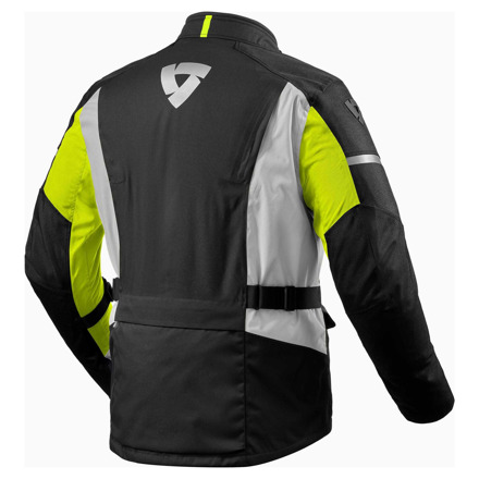 REV'IT! Horizon 3 H2O Motorjas, Zwart-Neon Geel (2 van 2)