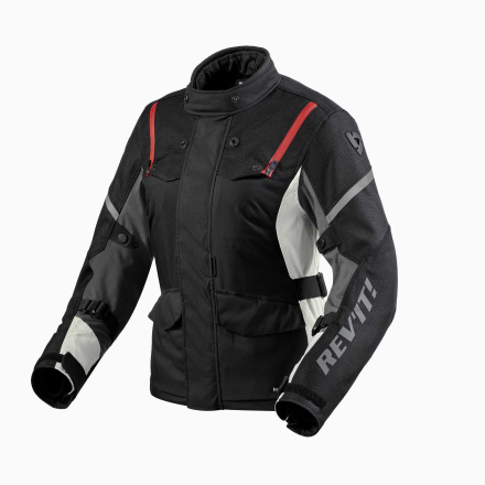 Horizon 3 H2O Dames Motorjas - Zwart-Rood