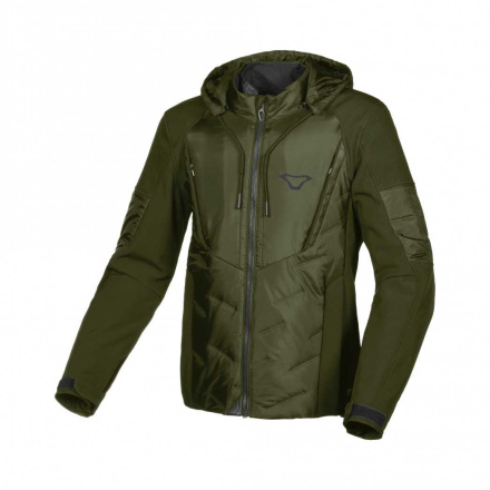 Macna Cocoon Textiele Motorjas, Army Green (1 van 2)