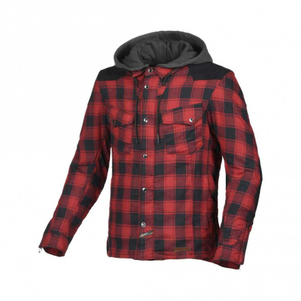 Macna Motorhoodie   Inland, Rood-Zwart (1 van 2)