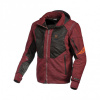 Motorhoodie   Breeze - Rood-Zwart