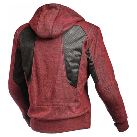 Macna Motorhoodie   Breeze, Rood-Zwart (2 van 2)