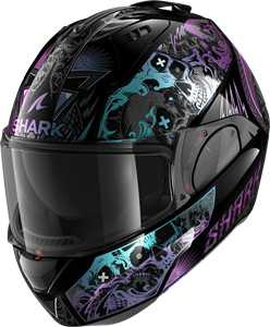 Shark EVO ES K-ROZEN, Zwart-Blauw-Roze (1 van 3)