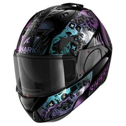Shark EVO ES K-ROZEN, Zwart-Blauw-Roze (2 van 3)