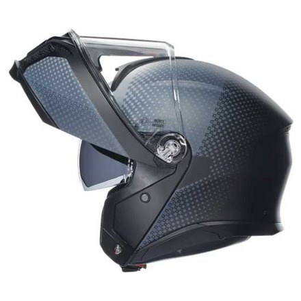 AGV TOURMODULAR TEXTOUR, Mat Zwart-Grijs (4 van 4)