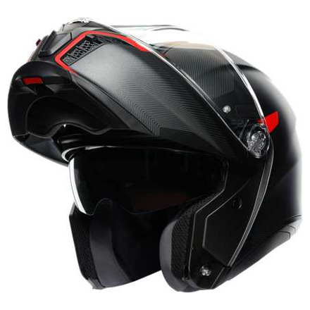 AGV TOURMODULAR FREQUENCY, Mat Zwart-Rood (4 van 4)