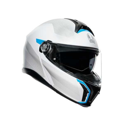 AGV TOURMODULAR FREQUENCY, Wit-Grijs-Blauw (1 van 4)