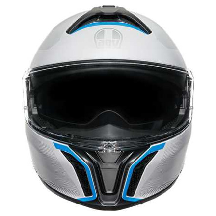 AGV TOURMODULAR FREQUENCY, Wit-Grijs-Blauw (2 van 11)