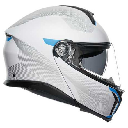 AGV TOURMODULAR FREQUENCY, Wit-Grijs-Blauw (3 van 11)